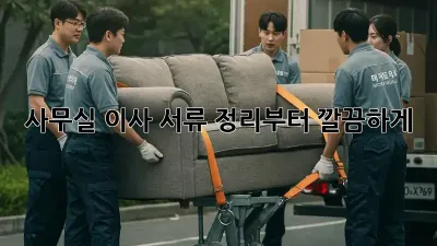 사무실 이사? 서류 정리부터 깔끔하게!